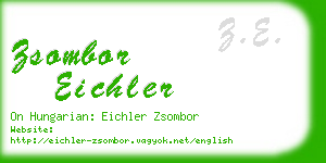 zsombor eichler business card